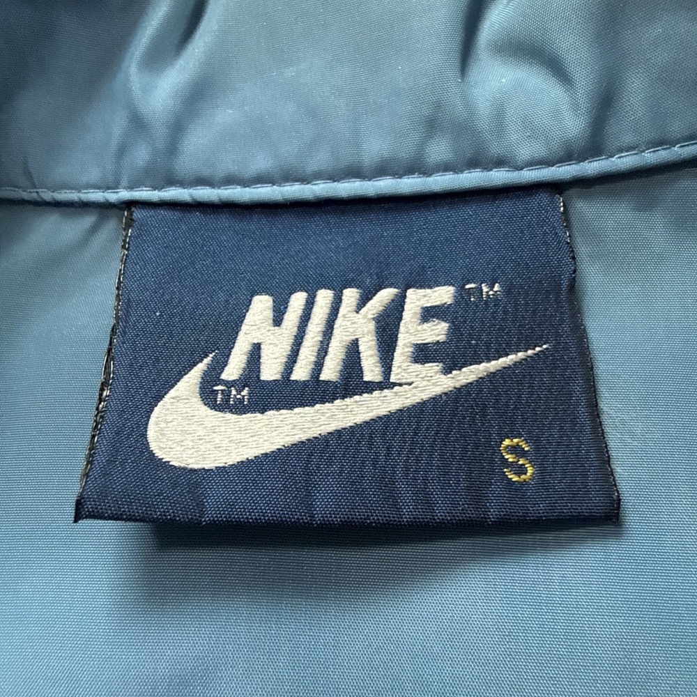 Vintage Nike Windbreaker Jacket Mens S Blue Colorblock Full Zip Blue Tag 80s - Picture 3 of 13